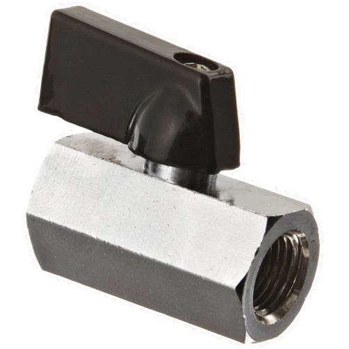 Kingston Valves Kingston KMBVF Series Brass Mini Ball Valve, Lever, 1/4