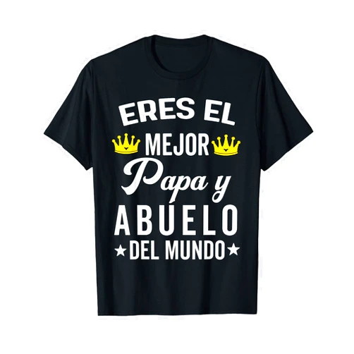 Camisetas Para Abuelo Padre Father's Day Regalos Para Abuelo Dia Del Padre Camiseta Mejor Abuelo T-Shirt