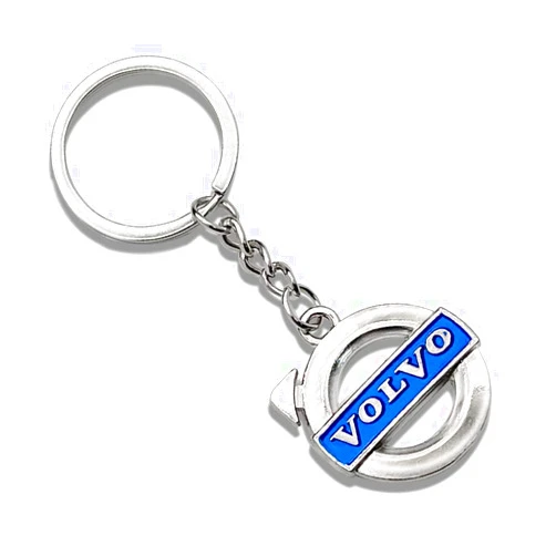 JIAWUP Zmaomaoy JIAWUP for Volvo Keychain Metal Chrome Key Chain Keyring for Car Vehicle Motorcycle Bicycle Family Office