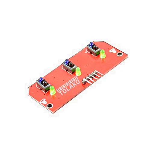 TOLAKO 5V 3 Channel Infrared Line Track Tracking Tracker Sensor Module for Arduino AVR ARM PIC