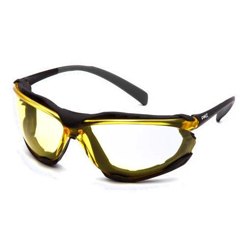 Pyramex Proximity Safety Glasses Eye Protection, Amber H2X Anti-Fog