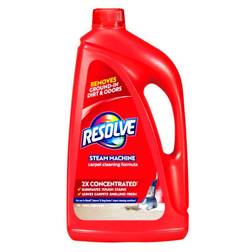 Resolve Professional Steam Carpet Cleaner Solution Shampoo, 96oz, 2X Concentrate, Safe for Bissell, Hoover & Rug Doctor, Carpet Cleaner, Carpet Cleaner Solution (Pack of 1)