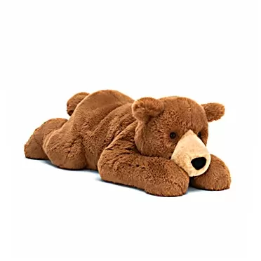 Jellycat Woody Bear Lying Stuffed Animal