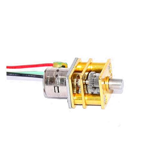 CEGQOXSH 8mm Precision 2-phase 4-wire D-shaft Reduction Gear Step electronic starter Full Metal Gearbox Gear Stepper electronic starter Robot Digital Camera CEGQOXSH