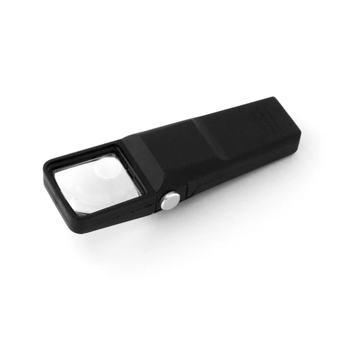 ElectroOptix 5X Lighted Pocket Magnifier with 4X Lens and 8X BIFOCAL Insert. Made in USA. by Electro Optix