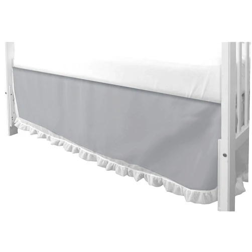 Baby Doll sweet touch baby 3 piece crib bedding, grey