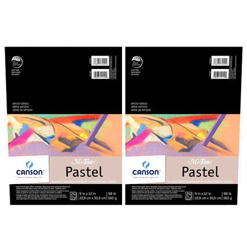 Canson 2-Pack - Mi-Teintes Pastel Pad, Assorted Colors 9