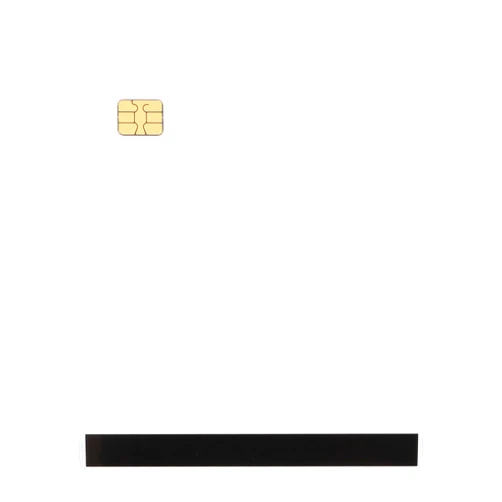 CAETOUNG 50 Pack SLE4442 Chip Cards with 2 Track 8.4mm HICO Magnetic Stripe