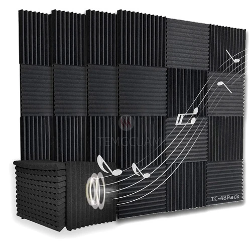 Temgcuam 36 Pack Sound Proof Foam Panels | Acoustic Panels Self-Adhesive | 1