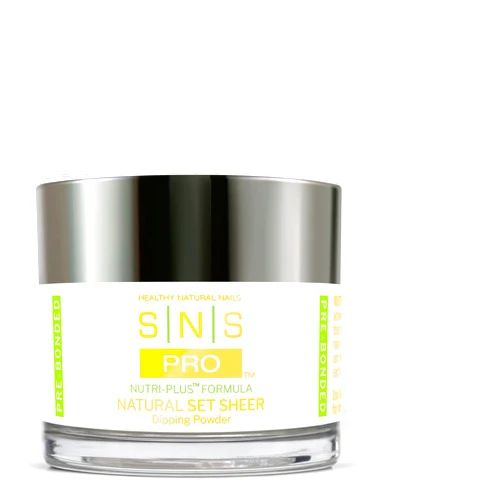 SNS Healthy Natural Nails SNS Nail Dip Powder, Gelous Color Dipping Powder - Natural Set Sheer (Natural/Nudes, Sheer), PWNSS02 - Long-Lasting Acrylic Nail Color & Polish Lasts 14 Days - Odor-Free & No UV Lamp - 2 Oz