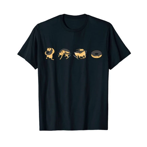 Regali Divertenti Cane Da Pastore Tedesco Donut German Shepherd Dog T-Shirt