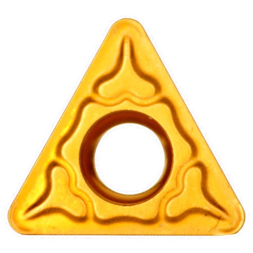 Sandvik Coromant CoroTurn 107 Carbide Turning Insert, TCMT, Triangle, MM Chipbreaker, GC2015 Grade, Multi-Layer Coating, TCMT 3(2.5)2-MM, 3/8