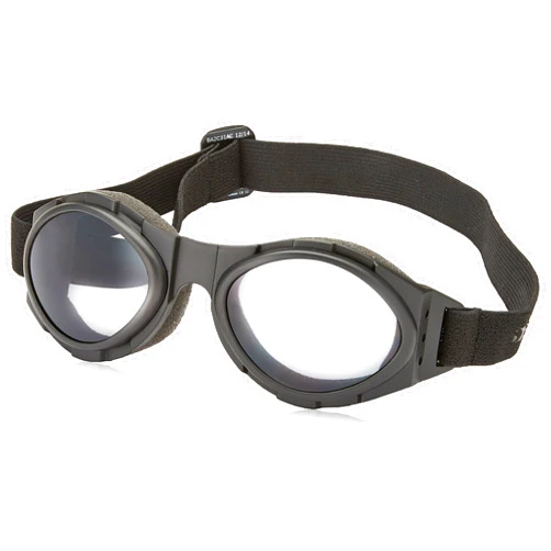 Bobster Rule BA2C31AC Bobster Bugeye 2 Interchangeable Goggles, Black Frame/3 Lenses (Smoked, Amber and Clear)