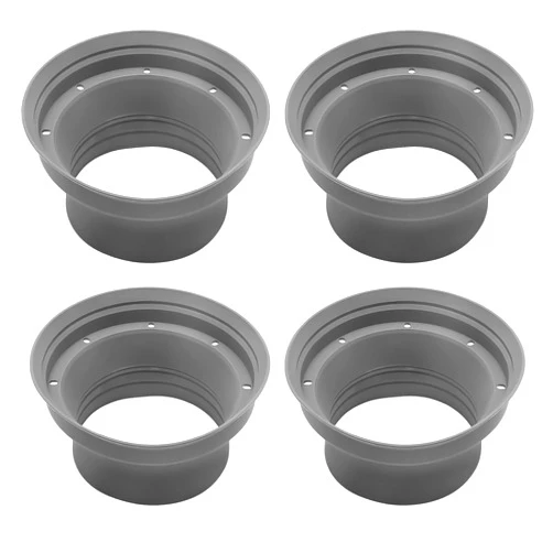 RECOIL SPB65K 4 Pack Foldable Silicone 6.5” Car Speaker Baffle Kits, for Sound Quality Improvement and Speaker Protection, Four Pieces