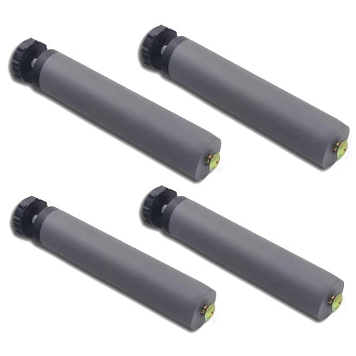 GenSDH Set of 4 Metal Bed Support Legs, Cold Rolled Steel Furniture Legs, Cylindrical Support Legs, Accessories for Chair, Armchair, Sofa, Wardrobe, Coffee Table, Adjustable (Size : 24cm) (25cm)