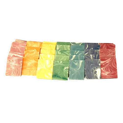 Nancys Garden Soap LLC 35 Mini Soap Shower Favors Bulk Pack - Rainbow Colors