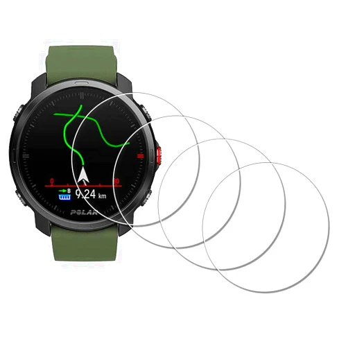 IDaPro Screen Protector for Polar Grit X Pro/Grit X Watch [4 Pack] Tempered Glass Anti-Scratch Bubble-Free Easy Installation