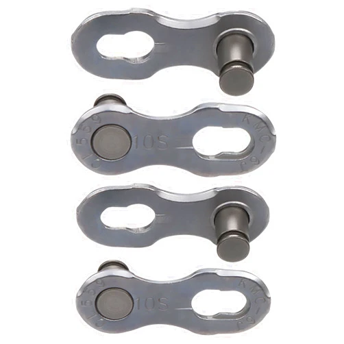KMC Unisex's 10 Speed EPT MissingLink Joining Link, Dark Silver, 2 Pairs