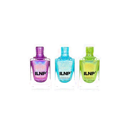 ILNP Cosmetics, Inc. ILNP Spring Brights Bundle - Bright and Colorful Holographic Nail Polish Set