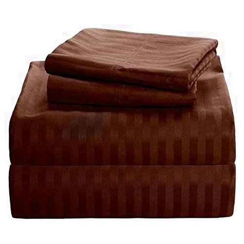 Ciaz Bedding Full Bed Sheet Set - 650 Thread Count Combed Quality Cotton 4 Piece Luxurious Sheet Set Full Size Fit Up 15