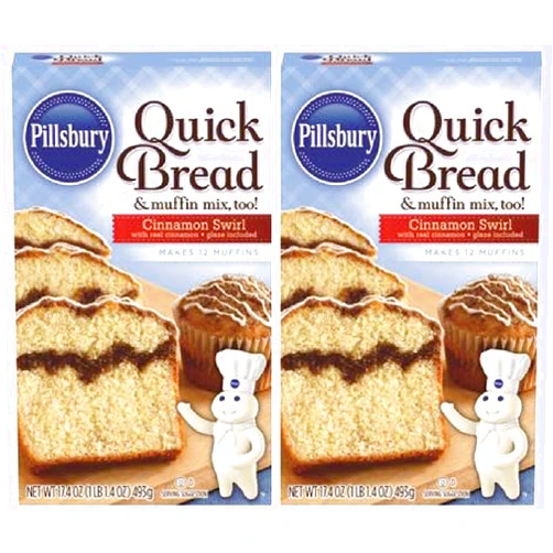 Pillsbury Quick Bread & Muffin Mix (Pack of 2)