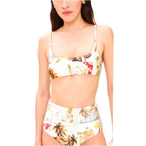 MINKPINK Women's Dolce Braid Strap Bikini Top