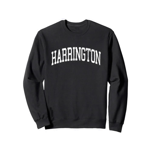 Harrington Maine T-Shirts & Sweatshirts Harrington Maine ME Vintage Athletic Sports Design Sweatshirt