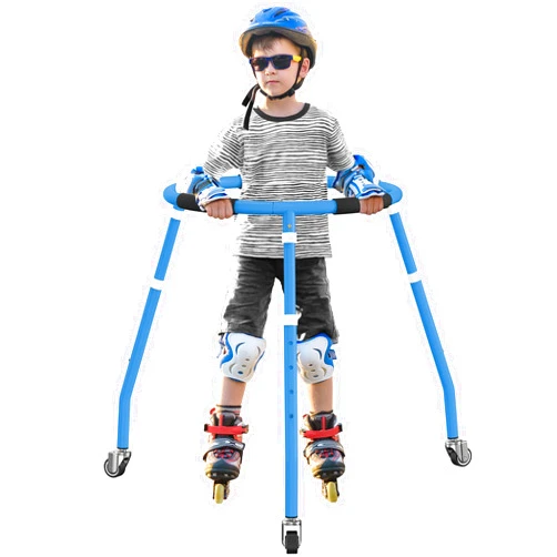 GanFindX Skater Aid for Kids Roller Skating, Roller Skate Trainer for Kids Toddler Adjustable Height Outdoor Training Walker