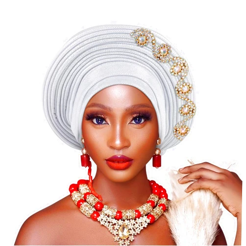 ASO OKE Exquisite African Turbans, Hats, and Nigerian Gele Headties Stylish African Head Wraps and Auto Gele Head Ties