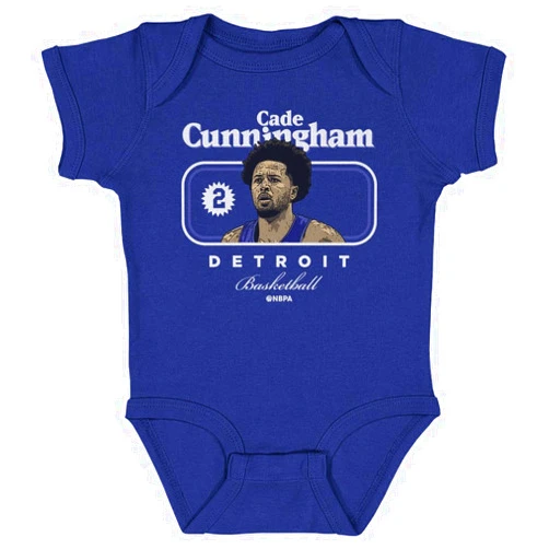 500 LEVEL Cade Cunningham Baby Clothes - Cade Cunningham Detroit Cover