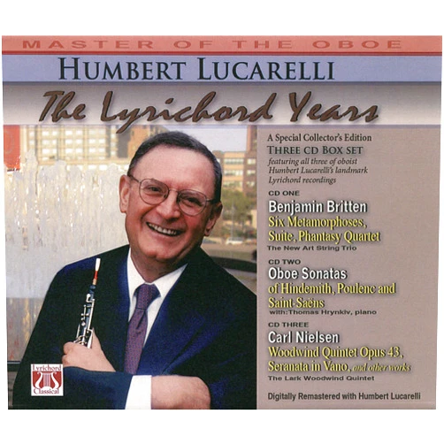 Humbert Lucarelli (Artist), Benjamin Britten (Composer), Paul Hindemith (Composer), Henri Poulenc (Composer), Camille Saint-Saens (Composer), Carl Nielsen (Composer) & 3 more Format: Audio CD Lyrichord Years
