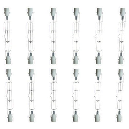 Sunlite Q150T3/CL/S/12PK Halogen 150W 120V T3 Double Ended Capsule Light Bulbs (12 Pack), Clear Finish