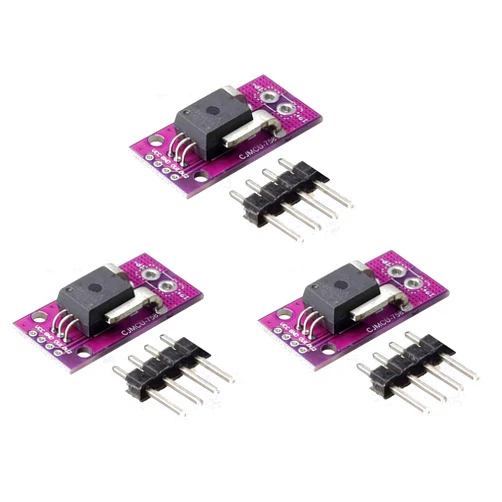 PAMEENCOS 3pcs ACS758 ACS758LCB-050B-PFF-T Linear Hall Current Sensor Module ACS758LCB Current Module