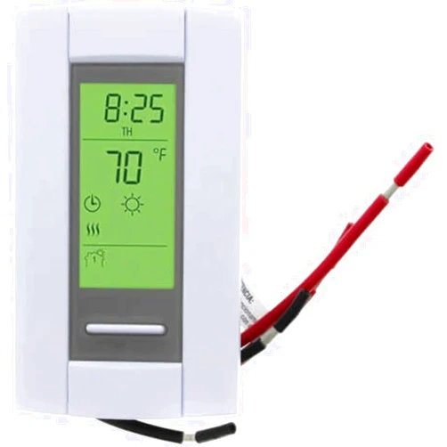Aube Honeywell Aube TH115-AF-GA Programmable Thermostat for Home, with Floor Temperature Sensor and Built-in GFCI for Radiant Floor Heating System Applications for 120-240V Floor Heating Cables