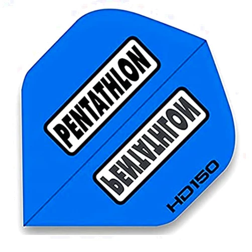US Darts Pentathlon Blue HD150 Standard Shape Dart Flights - 3 Sets (9 Flights) - 150 Micro (ExtraTough)
