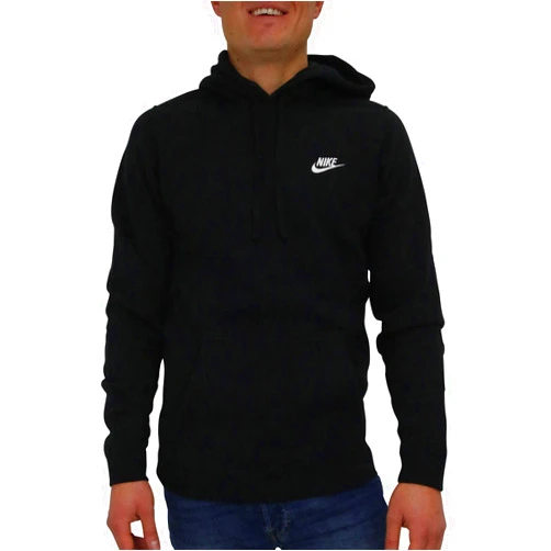 Nike 826433-010 Men Black Pull-Over Hoodie