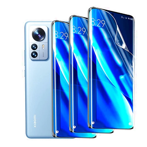 Stejnhge Screen Protector Hydrogel Film Compatible with Xiaomi 12 5G / 12X (6.28 inch), [2Pcs] Flexible TPU Film, HD Clear, Bubble Free, Easy Installation