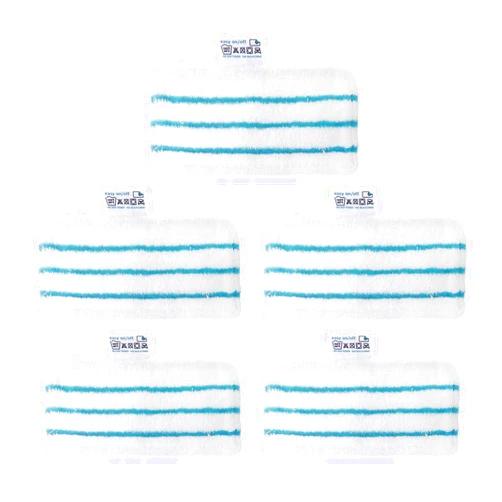 LAMASA 5 Pack Washable Replacement Cleaner Steam Mop Pads for Black and Decker FSM1610 FSM1630