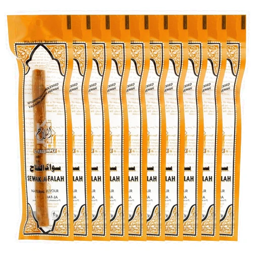 Al Falah Miswak (Traditional Natural Toothbrush) (10 Pack) by Sewak Al-Falah