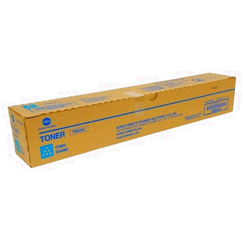 TTCopier OEM Konica Minolta A8DA430 TN324C Cyan Toner Cartridge Bizhub C258 C308 C368