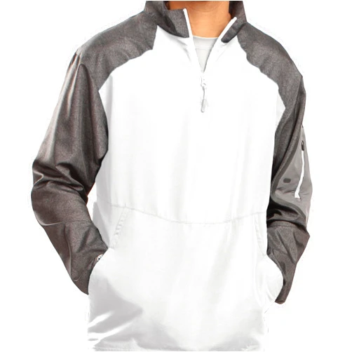 Holloway Raider Pullover Cage Jacket - Weather-Resistant, Ultra-Light, Quarter Zip, Sleeve Pocket - For Outdoors & Travel