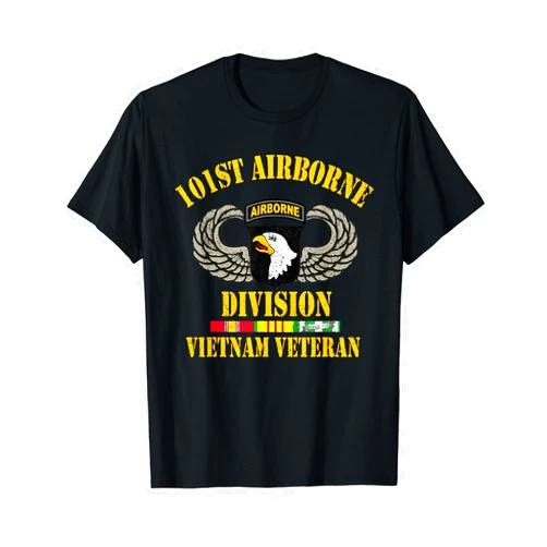 Proud Airborne Paratrooper Vietnam Veteran Gifts 101st Airborne Division Vietnam Veteran Tshirt, Veterans Day T-Shirt