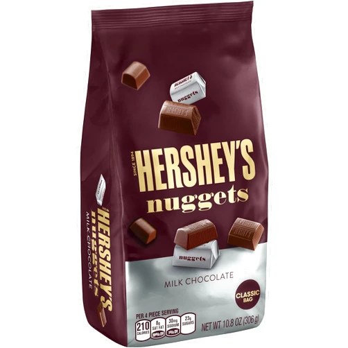 Sweetsome HERSHEY'S NUGGETS Milk Chocolate, 10.8 oz (pack of 2) (2)