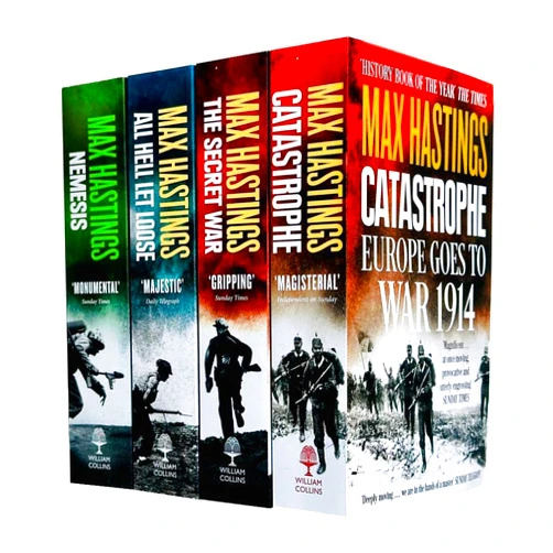 By Max Hastings (Author) Max Hastings 4 Books Collection Set (The Secret War, Nemesis, Catastrophe, All Hell Let Loose)