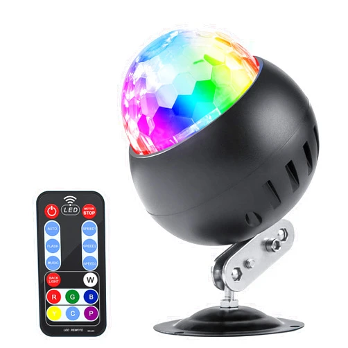 ZKYMZL RGBW 10W LED Water Ripples Lights Projector Light,Ocean Wave Lamp Stage Lights Disco Dj Light,Sound Activated Party Effect Lights with Remote for Party, KTV, Home, Club, Bar, Wedding