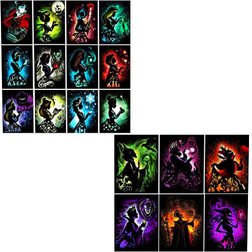 GemZono Princess Diamond Painting Kits+Villain Diamond Painting Kits
