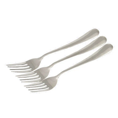 Chef Craft Heavy Duty Dinner Fork Set, 7.5 inches in Length 3 Piece Set, Stainless Steel