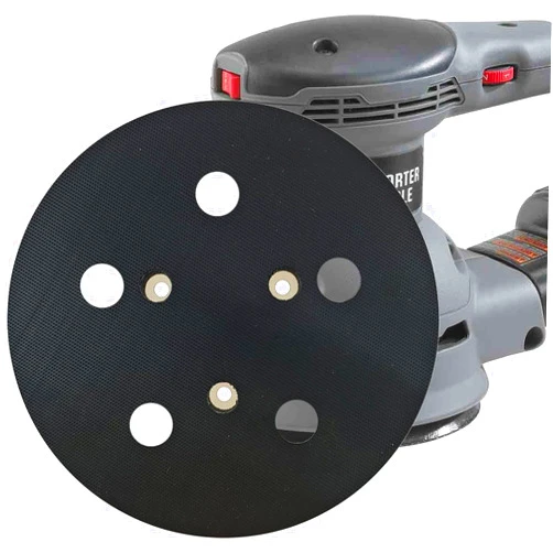 Union Pads & Abrasives Orbital Sander Pad for Porter Cable, 5 Inch 5 Hole Replacement Orbital Parts for Porter Cable 333 333VS Random Orbit Sanders Hook and Loop Sander Pad for Porter Cable 13904/13909 (1)