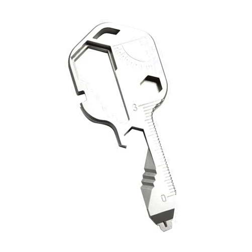 Granvela 24-in-1 Multi-Tool Key - Portable Outdoor EDC Tool with Screwdriver, Wrench, Bottle Opener, and Keychain Attachment