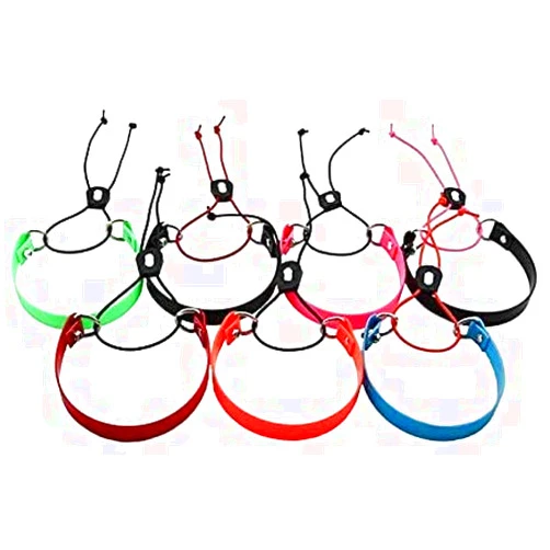 Full Grip Supply 3/4'' Biothane E-Bungee Collar XL 18''-32'' Neck Size or Double Box Quick On/Off E-Collar Strap Fits Educator Dogtra (Blue Collar/Black Bungee)